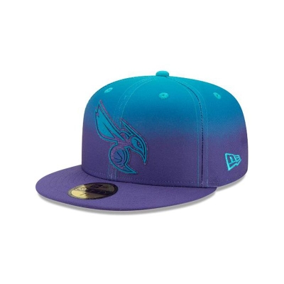 Sapca New Era Charlotte Hornets NBA Back Half 59FIFTY Fitted - Albastri